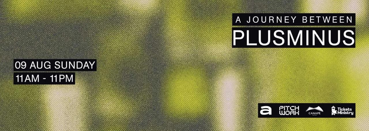 PLUSMINUS electronic brunch at Canape Bistro poster