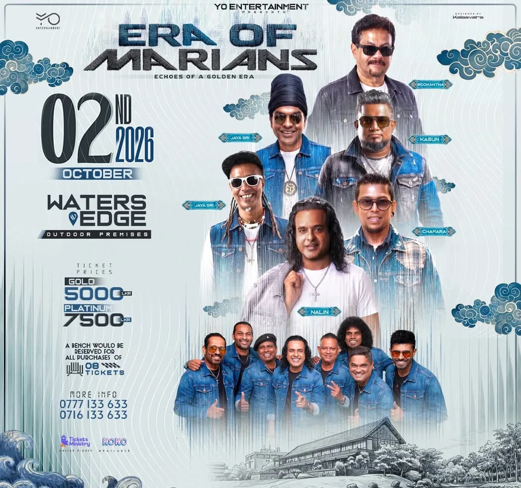 Era of Marians poster — Waters Edge, Battaramulla